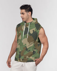 Camouflage Men's Premium Heavyweight Sleeveless Hoodie - Kollection by Kauriel