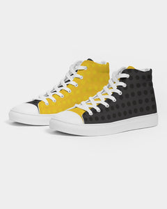 Yellow Men's Hightop Canvas Shoe - Kollection by Kauriel
