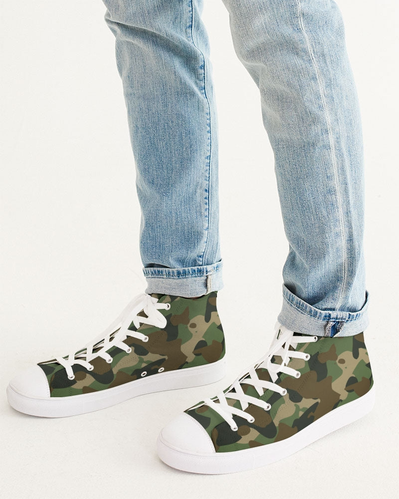 Camouflage Men's Hightop Canvas Shoe - Kollection by Kauriel