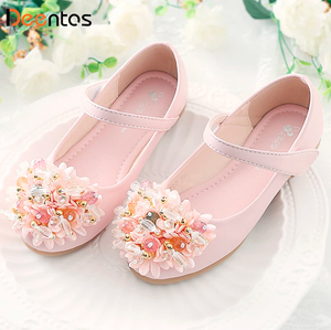 Elegant Girls Beaded Flower Princess Shoes - Kollection by Kauriel
