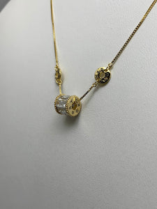 Zodiac Crystal Gold Necklace - Kollection by Kauriel