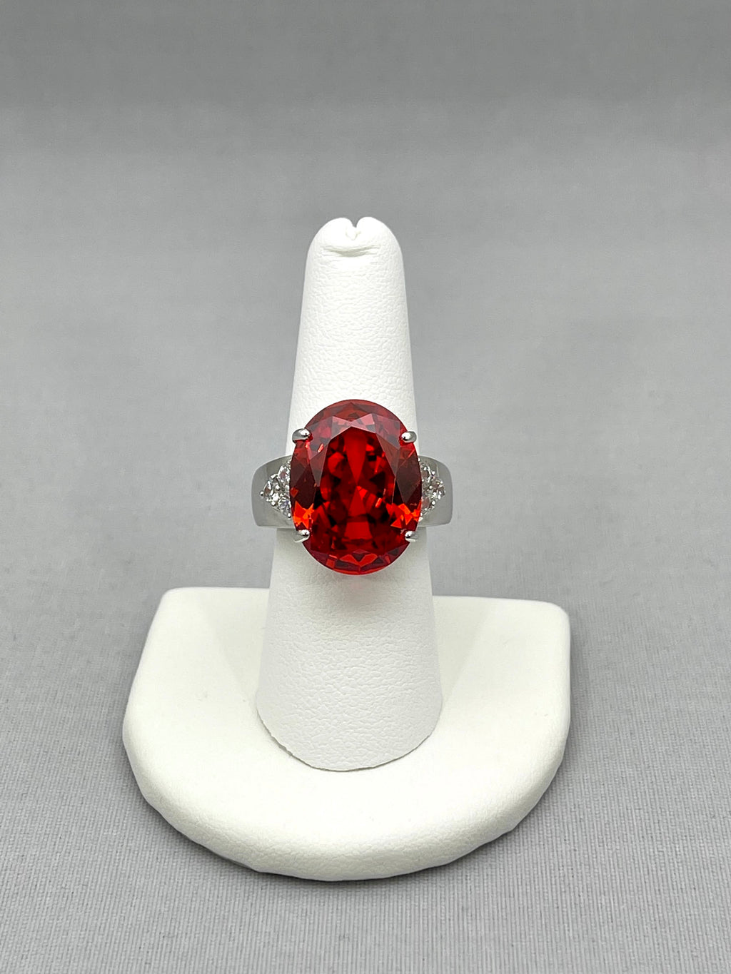 Red Oval Ring - Kollection by Kauriel