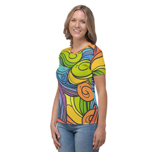 happiness in color Women's T-shirt - Kollection by Kauriel