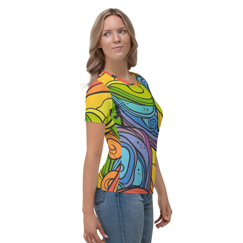 happiness in color Women's T-shirt - Kollection by Kauriel