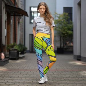 Happiness in color Yoga Leggings - Kollection by Kauriel