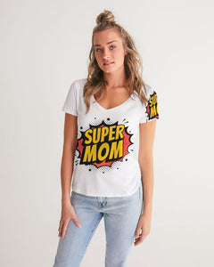 Super Mom Women's V-Neck Tee - Kollection by Kauriel