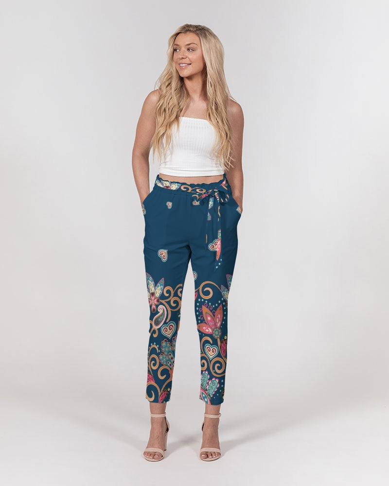 Love of Nature Women's Belted Tapered Pants - Kollection by Kauriel