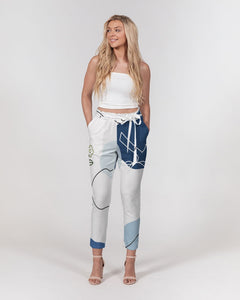 Birds Women's Belted Tapered Pants - Kollection by Kauriel