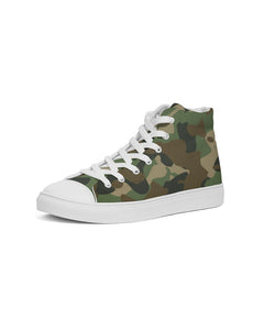 Camouflage Men's Hightop Canvas Shoe - Kollection by Kauriel
