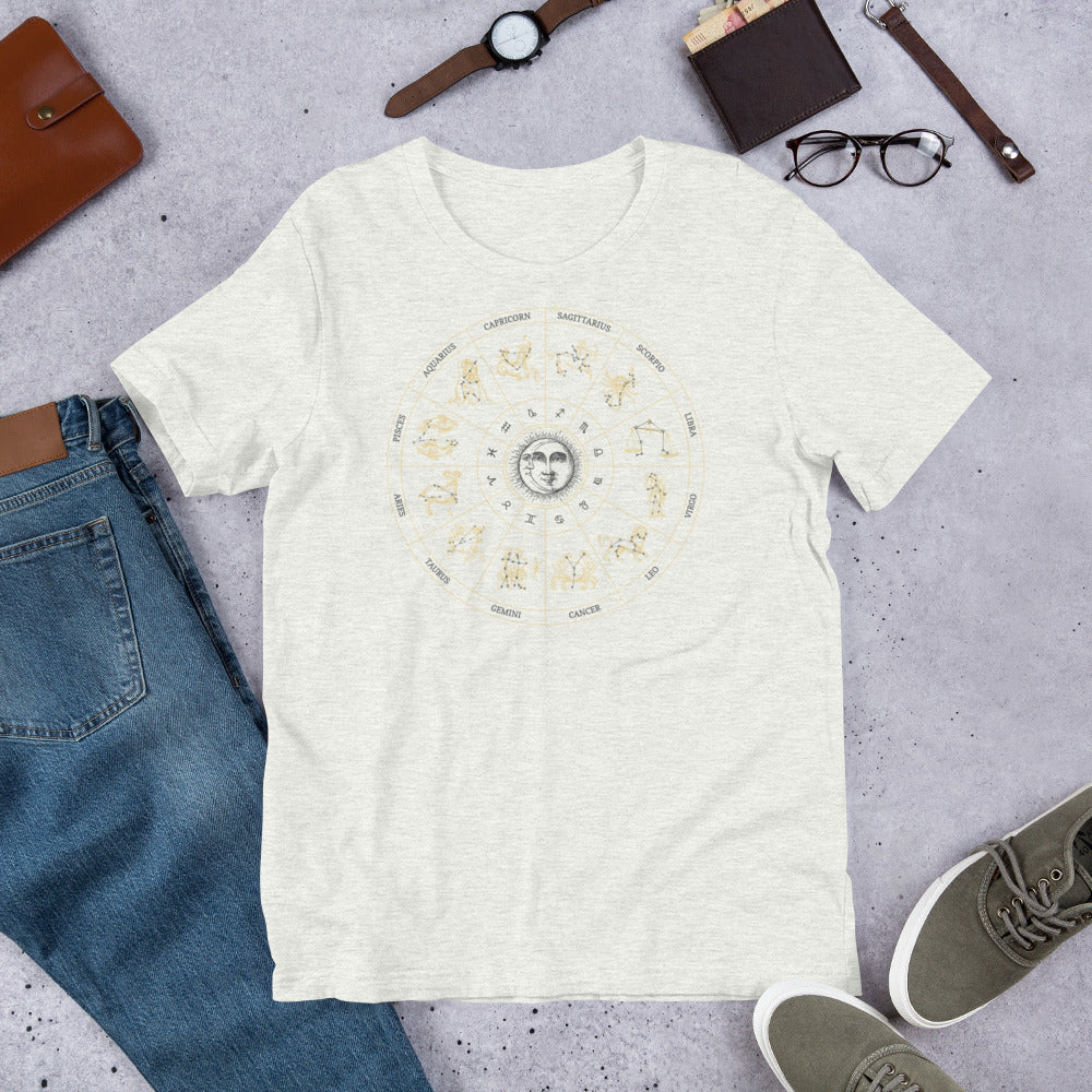 Zodiac Signs Short-Sleeve Unisex T-Shirt - Kollection by Kauriel