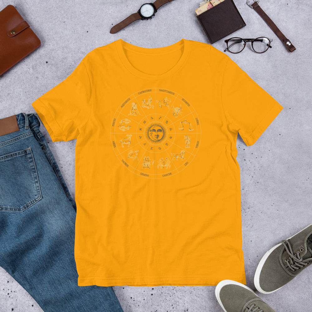 Zodiac Signs Short-Sleeve Unisex T-Shirt - Kollection by Kauriel