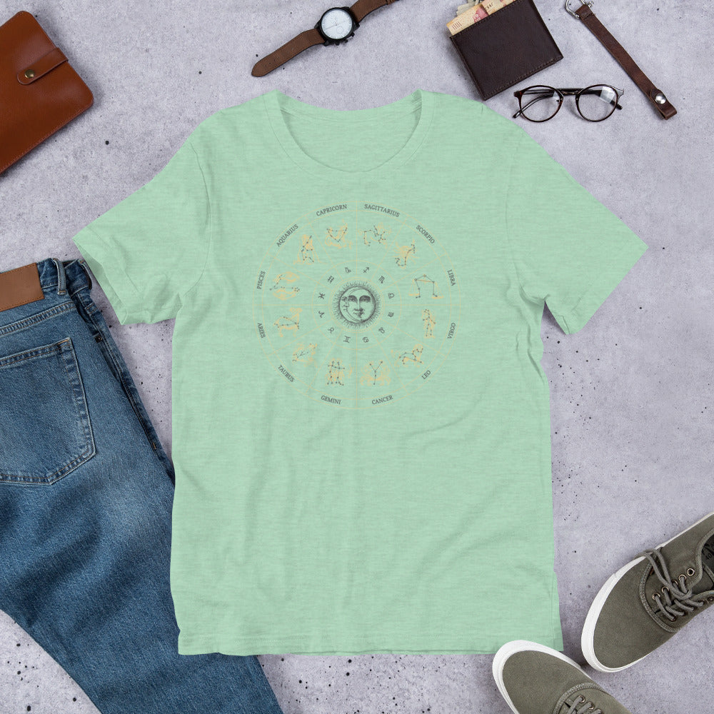 Zodiac Signs Short-Sleeve Unisex T-Shirt - Kollection by Kauriel